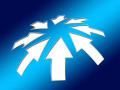 Bild zeigt Pfeile die aufeinander zulaufen