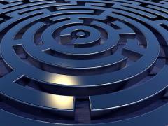 Bild zeigt ein Labyrinth