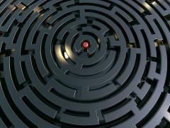 Bild zeigt ein Labyrinth